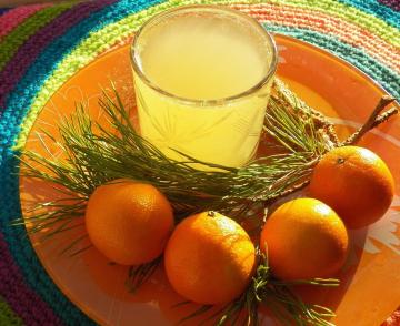 Bebida Mandarin-abeto con vitamina C. la novedad de Navidad 2020!