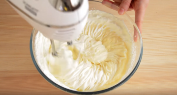 Helado de crema para pasteles y pastas