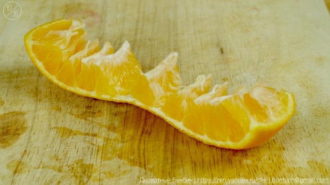 Cómo cortar mandarina, que tenía buen aspecto en la mesa de Año Nuevo