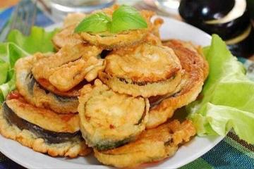 Tempura de berenjenas. capricho, lo que cocino tercer día consecutivo