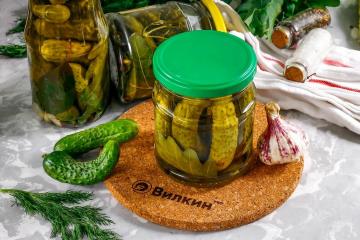 Pepinillos en escabeche para el invierno