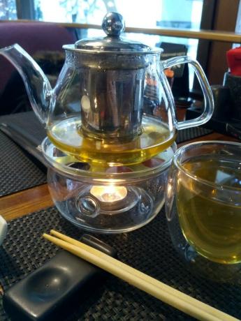 Y el té verde tradicional.