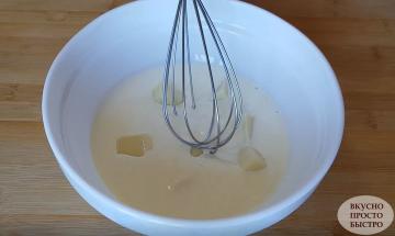 Pastelitos de vainilla casero. simple paso a paso la receta
