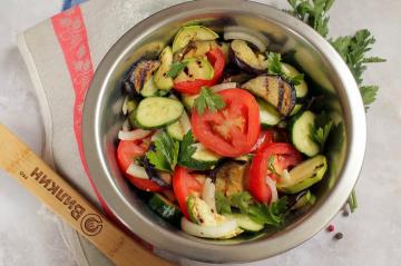 Ensalada de la naturaleza para barbacoa