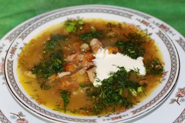 Sopa de seta con chucrut. La receta de mi abuela