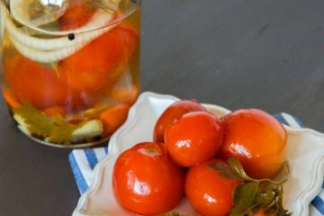Los tomates marinados en el invierno "mmm"