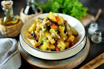 Guiso de verduras con patatas y calabacín