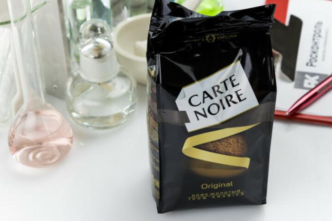 Cierra calificación de la mejor café - "Carte Noire". 