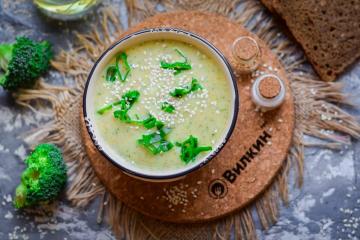 Sopa de puré de brócoli