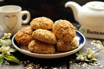 Galletas de avena sin huevos (la mantequilla hace que las galletas sean muy suaves)