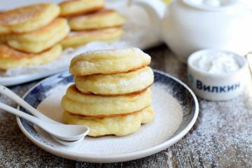 Exuberantes panqueques con leche