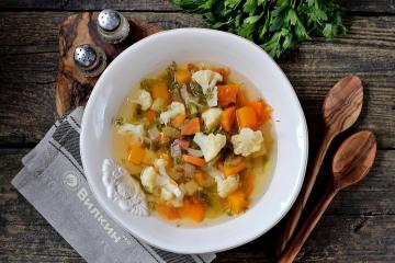 Sopa de coliflor